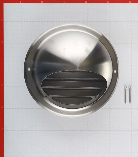 Выход вентиляционный стенной стальной Era d150 мм