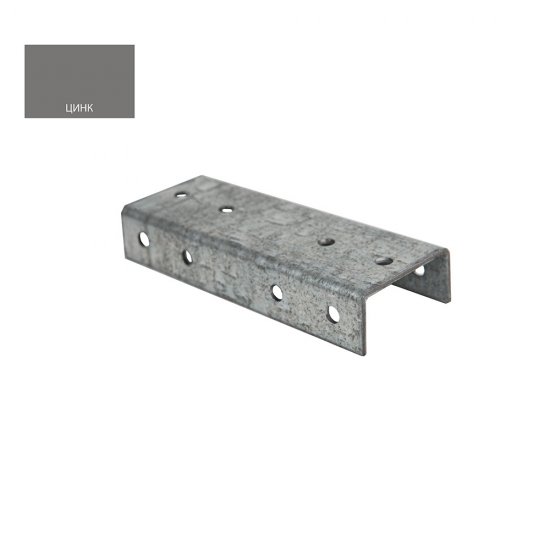 Соединитель для профильной трубы 40х20 мм оцинкованный