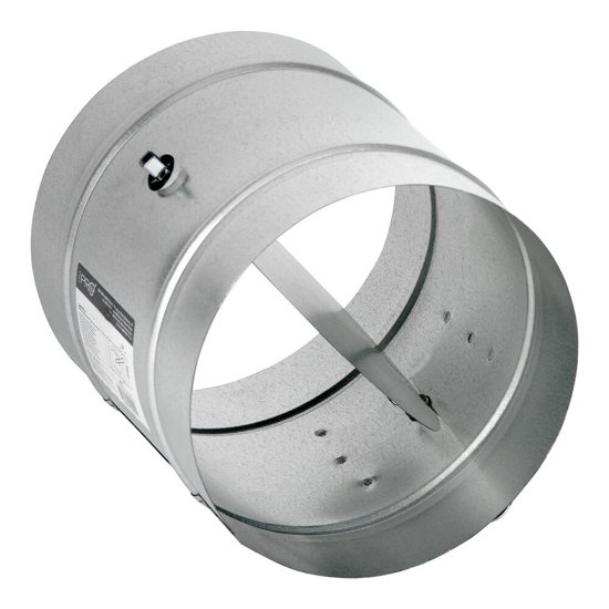 Дроссель-клапан для круглых воздуховодов d200 мм оцинкованный Era Pro