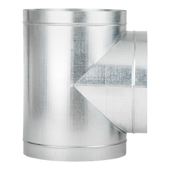 Тройник для круглых воздуховодов d400 мм 90° оцинкованный