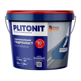 Гидроизоляция акриловая Plitonit ГидроЭласт 14 кг