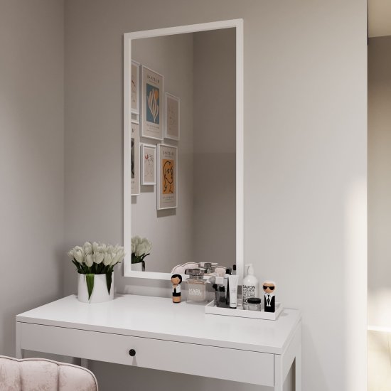 Зеркало настенное Gaspar 550х1100 мм белое