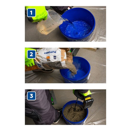 Штукатурка цементная Plitonit Т1+ (Максислой) армированная 25 кг