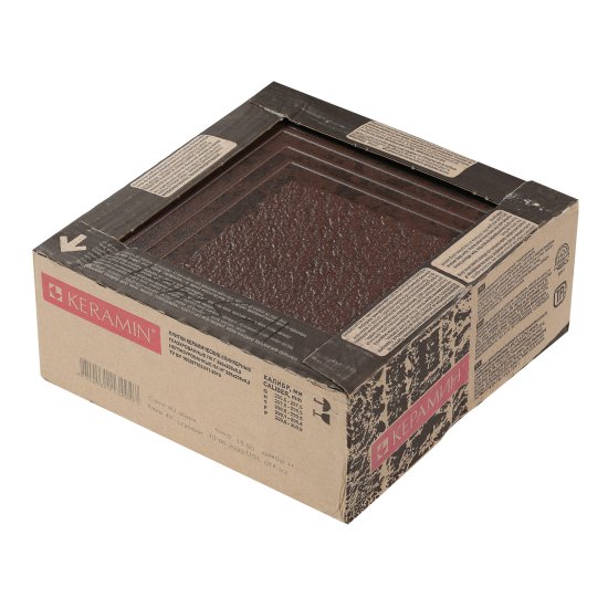 Клинкерная ступень Керамин Каир 4У коричневая 298х298х8 мм (15 шт.=1,33 кв.м)
