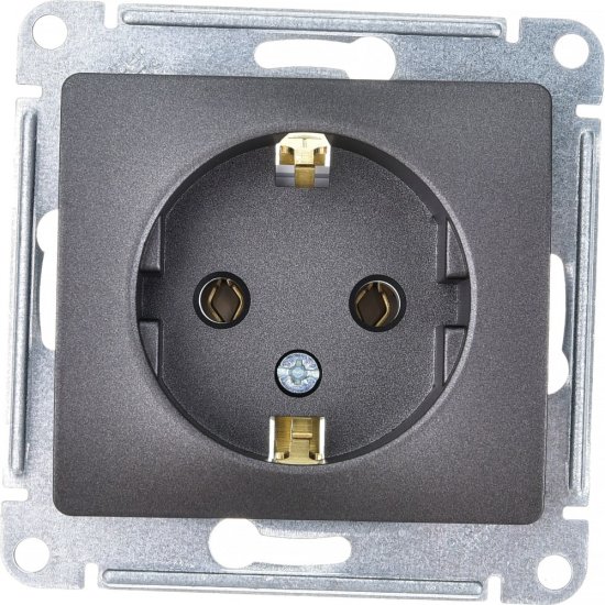 Одноместный механизм розетки Systeme Electric GLOSSA
