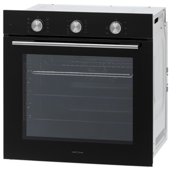 Духовой шкаф электрический встраиваемый Krona Berne 595 мм черный (КА-00005563)