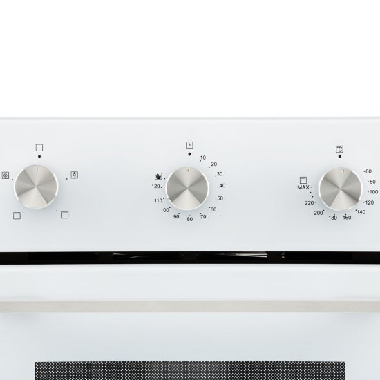 Духовой шкаф электрический встраиваемый Krona Breve 45 WH 447 мм белый