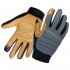 Перчатки кожаные виброзащитные Jeta Safety коричневые 9 (L) (JAV06)