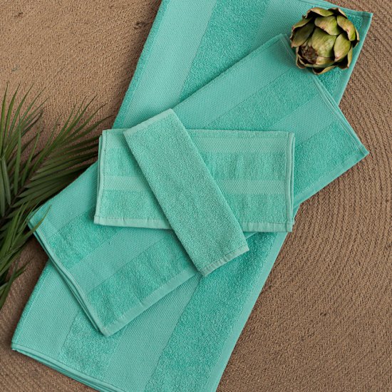 Полотенце махровое Василиса Конфетти 30х60 см бирюзовое