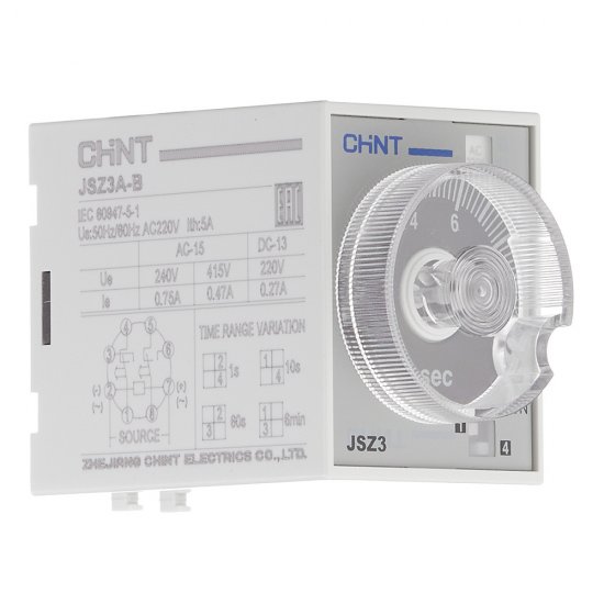 Реле времени модульное Chint JSZ3A-B 220 В 5 А тип AC (294321)