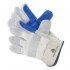 Перчатки кожаные комбинированные Delta Plus DS202 серо-синие 10 (XL)