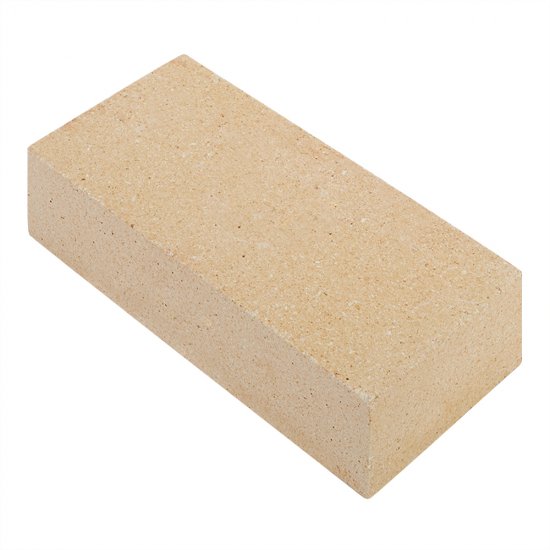 Кирпич печной шамотный полнотелый желтый ШБ8 250х124х65 мм 1NF