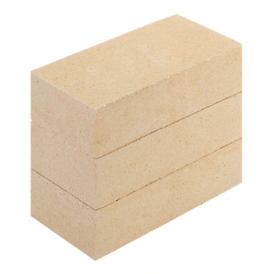 Кирпич печной шамотный полнотелый желтый ШБ8 250х124х65 мм 1NF