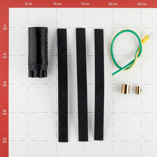 Муфта концевая КВТ 3ПКТп(б) 2,5-10 кв. мм мини черная