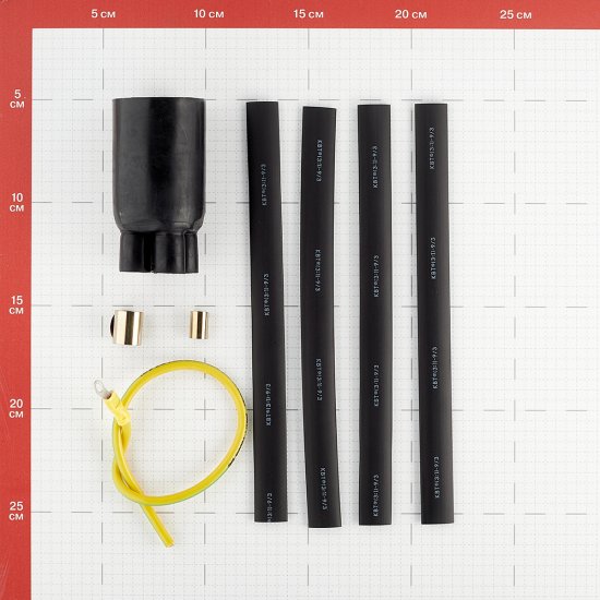 Муфта концевая КВТ 4ПКТп(б) 2,5-10 кв. мм мини черная