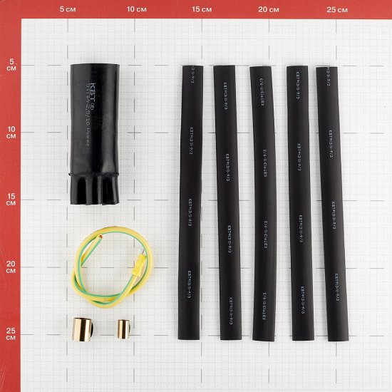 Муфта концевая КВТ 5ПКТп(б) 2,5-10 кв. мм мини черная