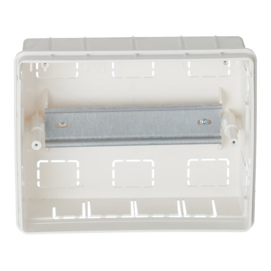 Щит распределительный встраиваемый Makel ЩРВ-П-8 пластиковый IP40 175х210х95 мм 8 модулей с DIN-рейкой и нулевой шиной