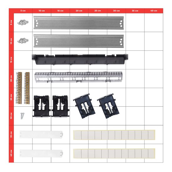 Щит распределительный встраиваемый КЭАЗ OptiBox ЩРВ пластиковый IP41 385х290х102 мм 24 модуля