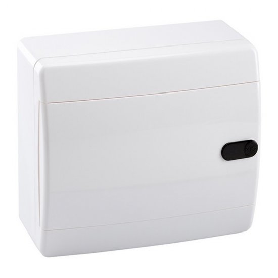 Щит распределительный навесной КЭАЗ OptiBox ЩРН пластиковый IP41 170х218х102,9 мм 8 модулей непрозрачная дверь