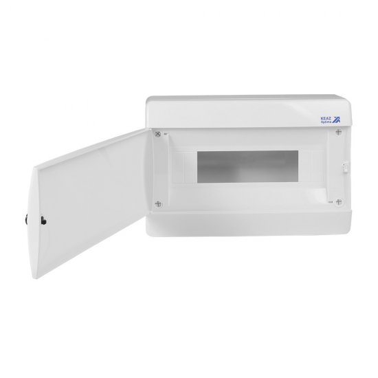 Щит распределительный навесной КЭАЗ OptiBox ЩРН пластиковый IP41 195х290х102,9 мм 12 модулей непрозрачная дверь