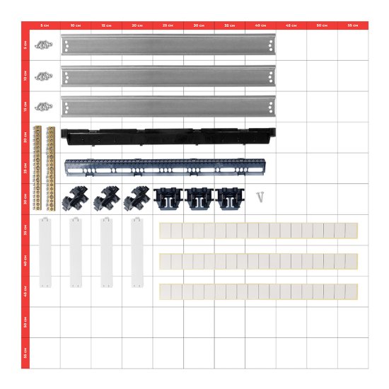 Щит распределительный навесной КЭАЗ OptiBox ЩРН пластиковый IP41 535х398х102 мм 54 модуля