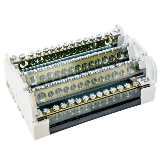 Шина нулевая EKF PROxima 4х15 отверстий в корпусе (sn0-4х15)