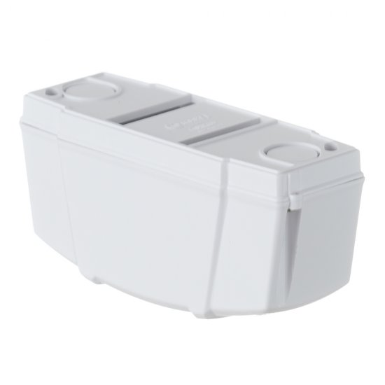 Щит распределительный навесной Makel ЩРН-П-1/2 пластиковый IP40 130х45х50 мм 2 модуля белый