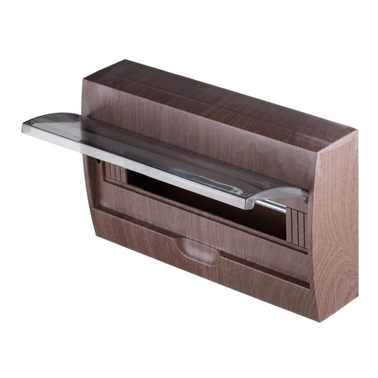 Щит распределительный навесной EKF PROxima ЩРН-П-18 пластиковый IP41 220х360х100 мм 18 модулей темное дерево