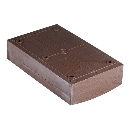 Щит распределительный навесной EKF PROxima ЩРН-П-18 пластиковый IP41 220х360х100 мм 18 модулей темное дерево