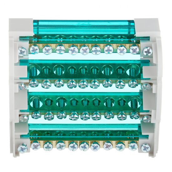 Шина нулевая Dekraft ШН 103 4х11 отверстий в корпусе (32018DEK)