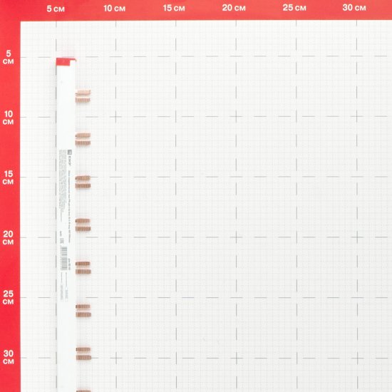 Шина соединительная двухрядная EKF PROxima тип PIN 63 А на 54 модуля 1 м (pin-02-63)
