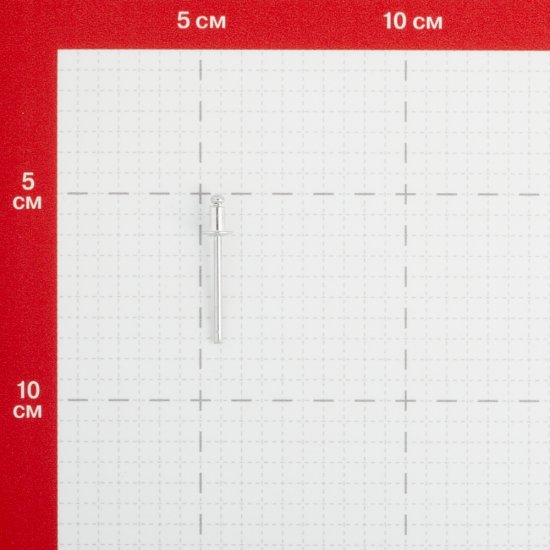 Заклепка вытяжная 4,0x6 мм алюминий/сталь (100 шт.)