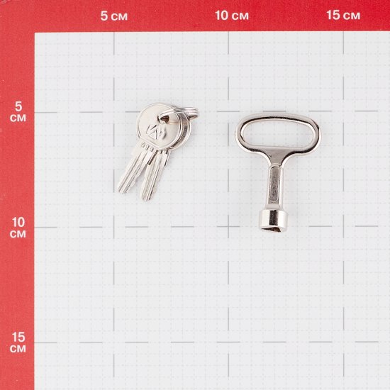 Щит учетно-распределительный навесной EKF Basic ЩУ-1/1-1 металлический IP54 310х300х160 мм 6 модулей с окном для снятия показаний счетчика