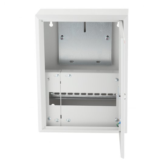 Щит учетно-распределительный навесной EKF PROxima ЩУРн 1/12 металлический IP31 400х300х140 мм 12 модулей с окном для снятия показаний счетчика