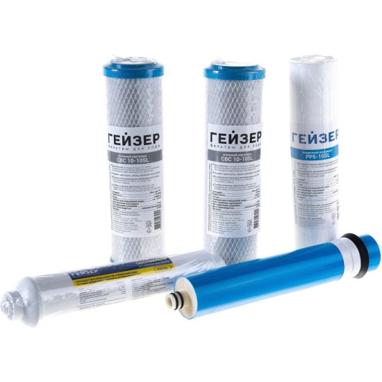 Комплект сменных элементов Гейзер RO1