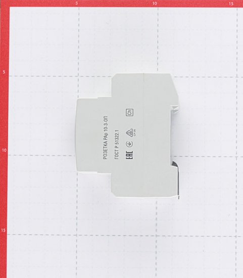 Розетка щитовая модульная IEK (MRD10-16) 220 В 16 А тип AC 2Р+N