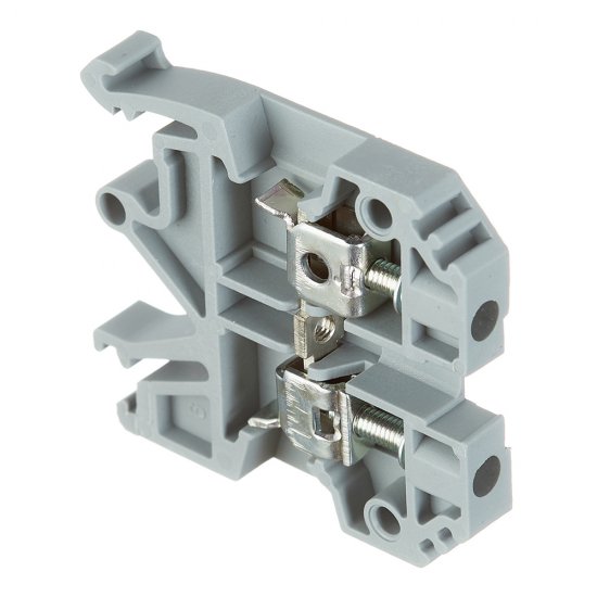 Колодка клеммная винтовая Navigator 4 кв.мм серая (10 шт.) (612096)