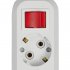 Колодка электрическая 3 розетки Makel 16 А 250 В 2,2 кВт с выключателем белая (MGP211)
