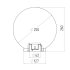 Светильник садово-парковый Svet Анелма черный 260 мм E27 60 Вт IP44 (1200-00190)