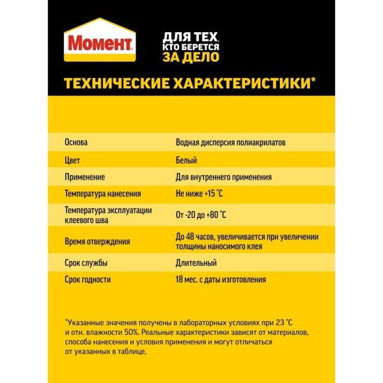 Клей монтажный акриловый Момент Fix Эксперт белый 275 мл