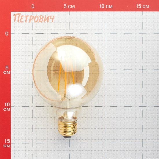 Лампа умная Gauss Smart Home филаментная диммируемая E27 7 Вт теплый/холодный 2500 К IP20 шар