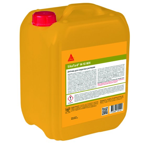 Добавка пластификатор для кладочных растворов Sika SikaTard M-10 WH 5 л