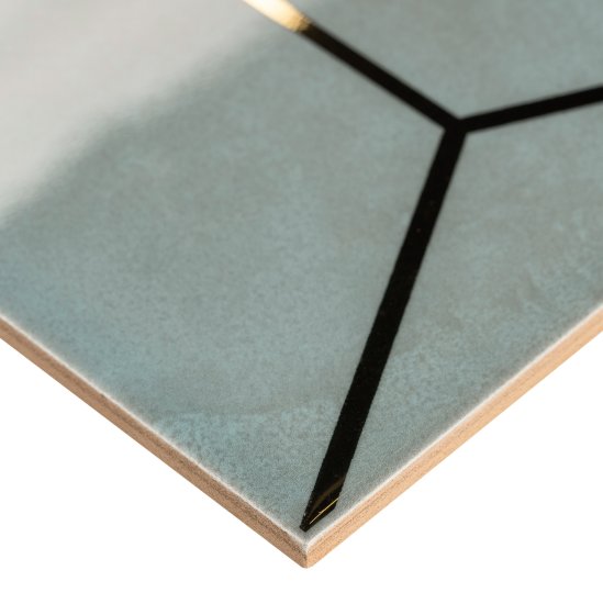 Плитка декор Kerama Marazzi Витраж голубая 150х150х7 мм