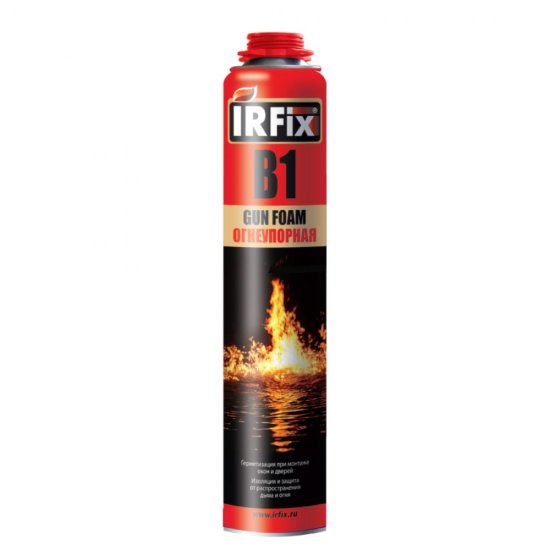 Профессиональная огнеупорная монтажная пена IRFIX В1