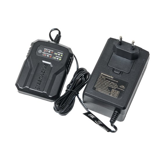 Триммер аккумуляторный Greenworks 40V G40LTK2 40 В Li-Ion 2 Ач 1 АКБ и ЗУ (2101507UA)