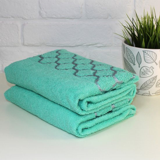 Полотенце махровое Belezza Дрезден 50х80 см зеленое