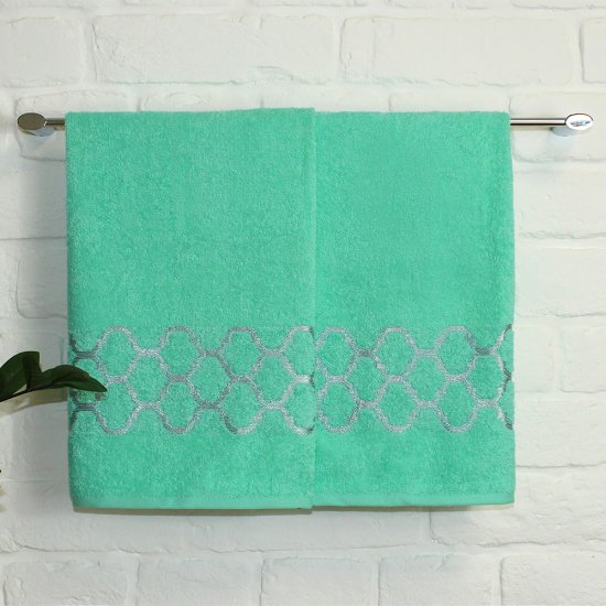 Полотенце махровое Belezza Дрезден 50х80 см зеленое