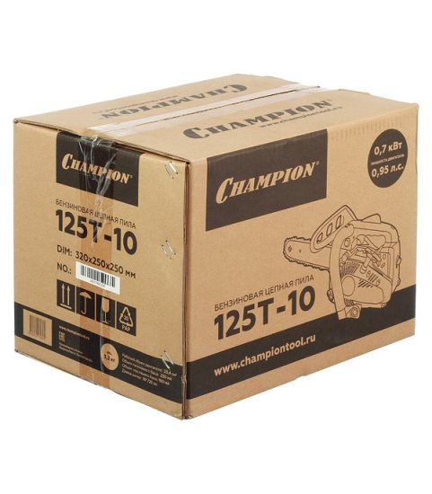 Бензопила Champion 125T 0,95 л.с. 10