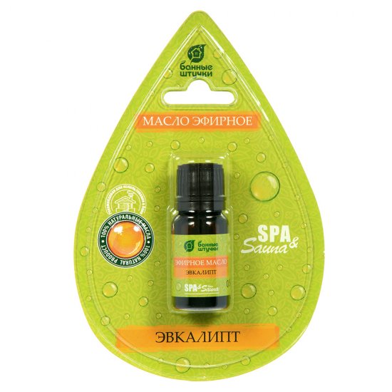 Эфирное масло для бани и сауны Банные штучки 10 мл эвкалипт (32208)