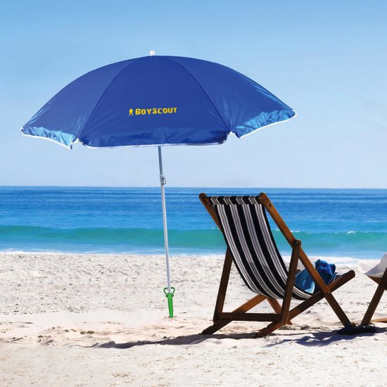 Зонт Boyscout синий 180 см солнцезащитный (61068)